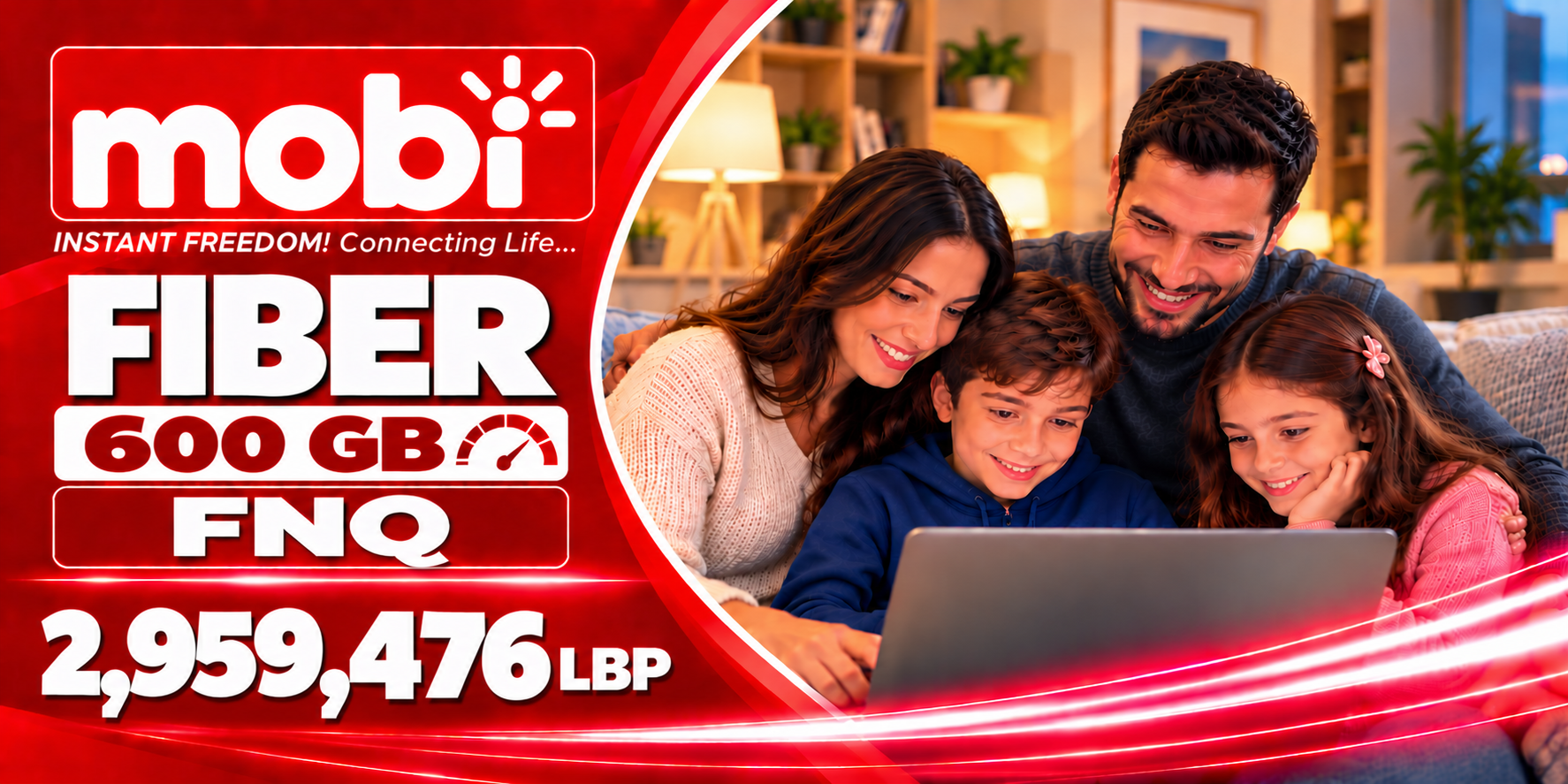 MOBI FIBER 600 GB FNQ