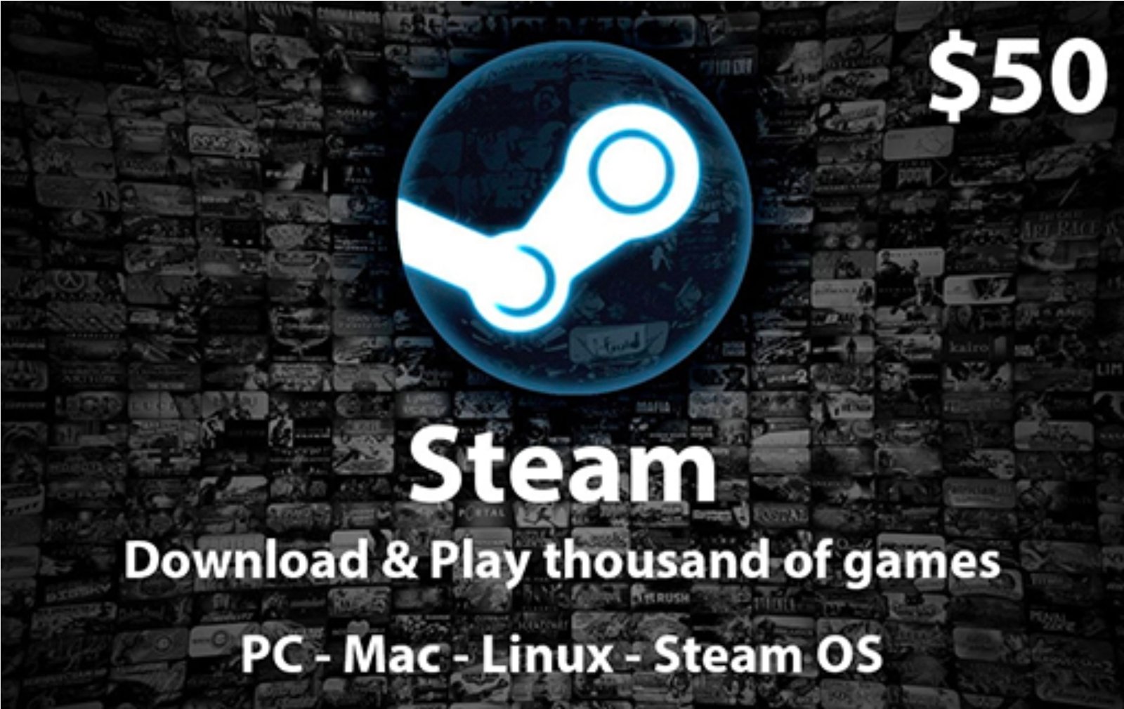 STEAM USA 50$