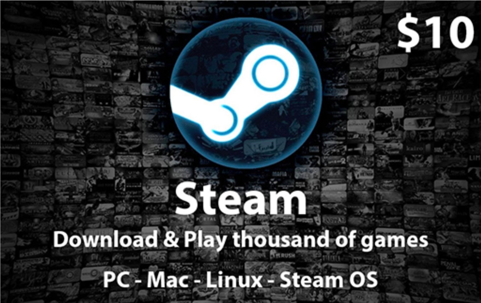 STEAM USA 10$